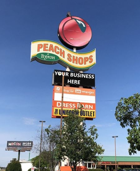 A look at Peach Shops of Byron Retail space for Rent in Byron