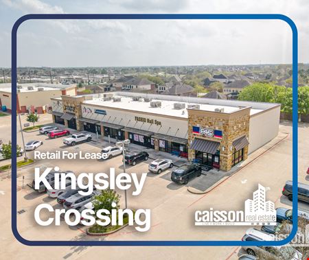 A look at Kingsley Crossing Retail space for Rent in Pearland