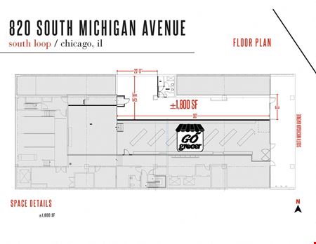 A look at 820 S Michigan Avenue Retail space for Rent in Chicago