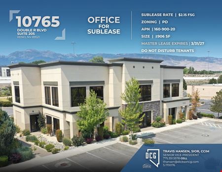 A look at 10765 Double R Blvd Suite 205 Office space for Rent in Reno