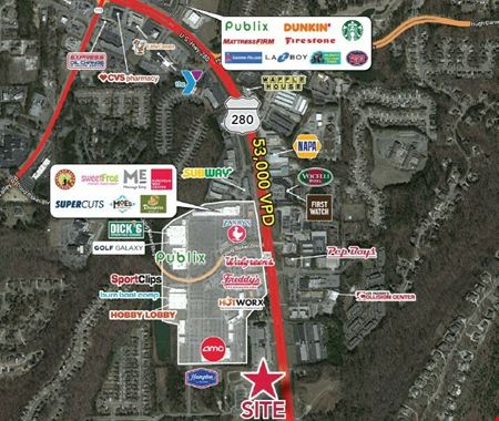 A look at Space For Lease Off US-280 commercial space in Birmingham