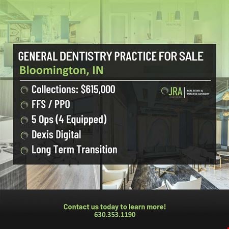 A look at #1047926 - General Dentistry Practice for Sale - Bloomington commercial space in Bloomington