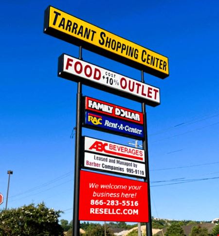 A look at Tarrant Shopping Center - Tarrant, AL Retail space for Rent in Tarrant