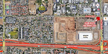 A look at 40,000 SF Hard Corner Vacant Land For Lease commercial space in Fresno