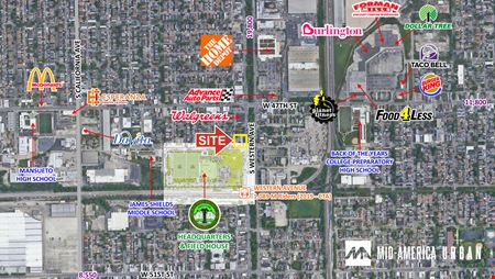 A look at 48th Street & Western Avenue Retail space for Rent in Chicago