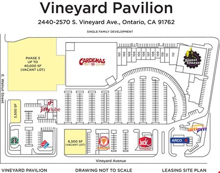 A look at CARDENAS MARKET & PLANET FITNESS ANCHORED (Vineyard Pavilion) Retail space for Rent in Ontario