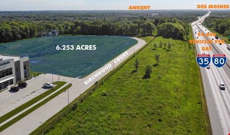 A look at Birchwood Lot on I-80|35 commercial space in Johnston