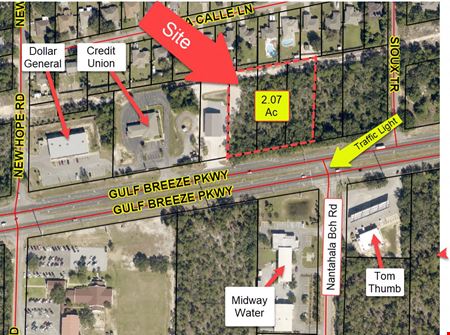 A look at 2 acres-Vacant Land / 4970 Gulf Breeze Pkwy commercial space in Gulf Breeze