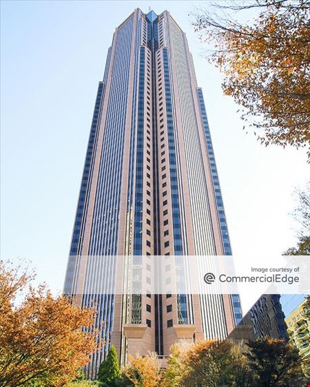 A look at Bank of America Plaza Office space for Rent in Atlanta