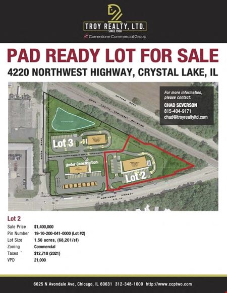 A look at Route 14 and Sands Road commercial space in Crystal Lake