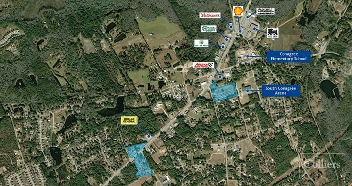 Portfolio of 3 Land Properties: ±16.22 Acres Total Available | South Conagree, SC