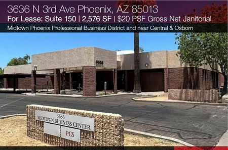 A look at 3636 N 3rd Ave Office space for Rent in Phoenix
