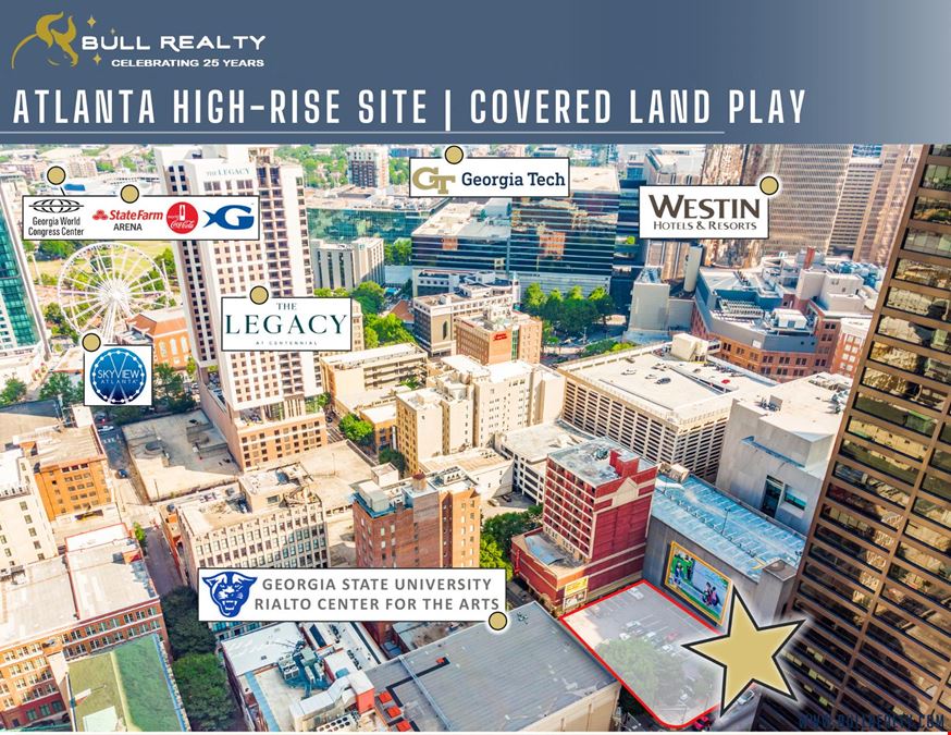 Atlanta High-Rise Site | Covered Land Play | 6.8% Cap Rate