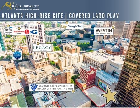 A look at Atlanta High-Rise Site | Covered Land Play | 6.8% Cap Rate commercial space in Atlanta