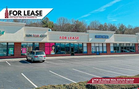 A look at 4750 Valley View BLVD NW Retail space for Rent in Roanoke