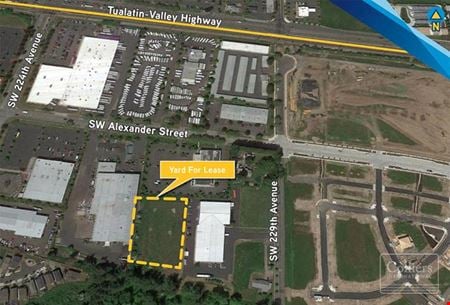 A look at For Lease &gt; 2 acres of yard space in Hillsboro Commercial space for Rent in Hillsboro