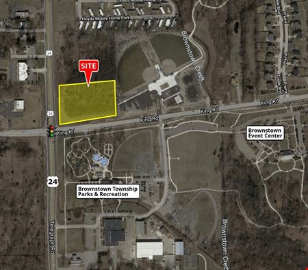 A look at NEC of Telegraph & King commercial space in Brownstown Township