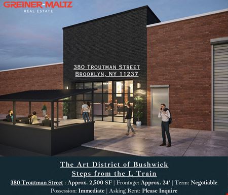 A look at 380 Troutman St Retail space for Rent in Brooklyn