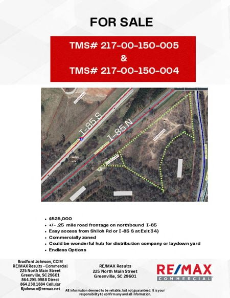 A look at  Interstate 85 at Hwy 29 Commercial space for Sale in Piedmont