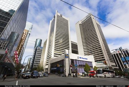 A look at Royal Centre Office space for Rent in Vancouver