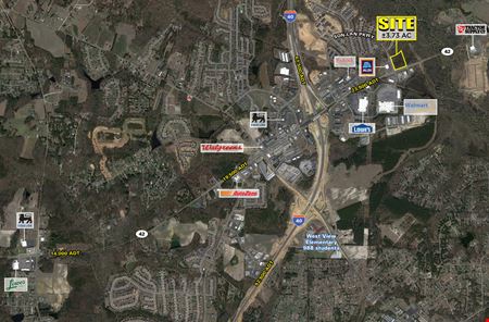 A look at  Son-Lan Parkway and Hwy-42 commercial space in Garner