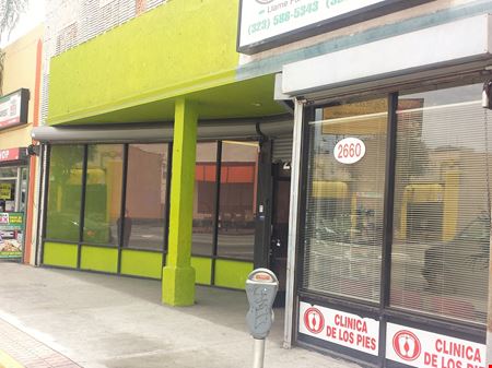 A look at 2662 E FLORENCE AVE, HUNTINGTON PARK, CA 90255 Retail space for Rent in HUNTINGTON PARK
