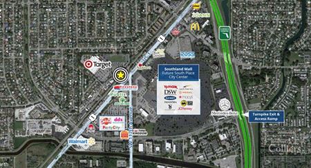 A look at 3,750 SF Retail Space For Lease on US-1 next to Target, Publix and Southland Mall commercial space in Miami