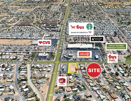 A look at Ground Lease / BTS - SWC Ellsworth & Broadway Retail space for Rent in Mesa