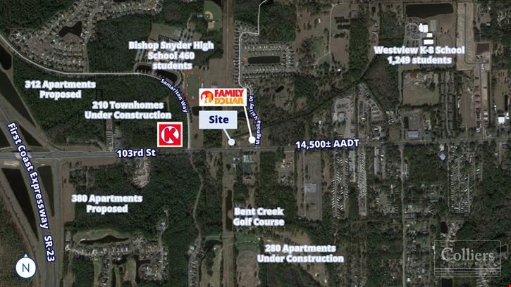 1.25± AC Next to Family Dollar | 103rd St. & Magnolia Valley Dr.
