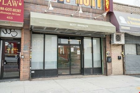 A look at 3,500 SF | 455 Utica Ave | Two Story Building with 3 Commercial Spaces for Sale commercial space in Brooklyn