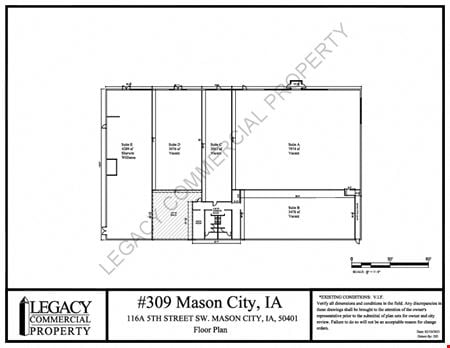 A look at 116A 5th St. SW commercial space in Mason City