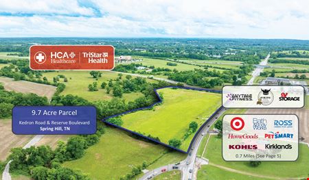 A look at 9.7 +/- Acre Parcel commercial space in Spring Hill
