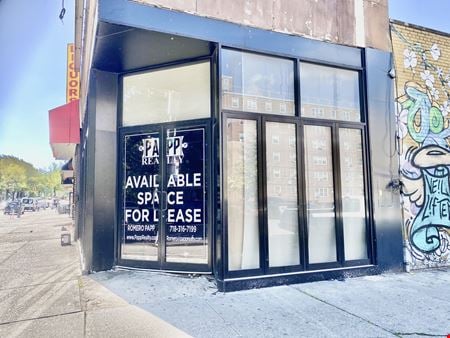A look at Commercial corner space for lease in Astoria Retail space for Rent in Astoria
