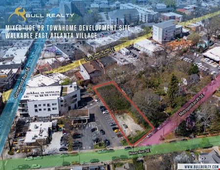 A look at Mixed-Use or Townhome Development Site | Walkable East Atlanta Village commercial space in Atlanta