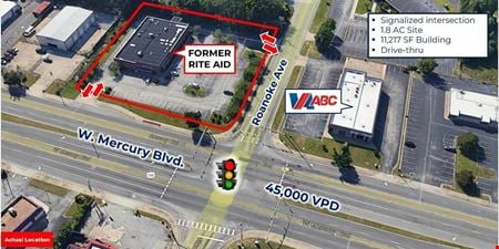A look at Former Rite-Aid Retail space for Rent in Hampton