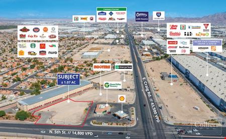 A look at NEC Craig & 5th St. commercial space in North Las Vegas