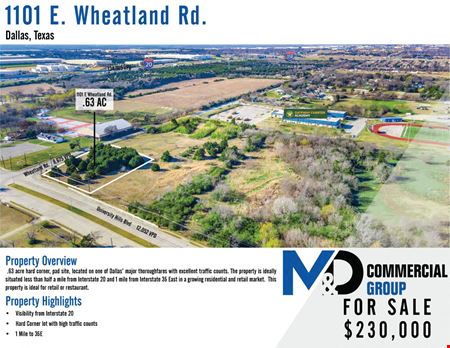 A look at 1101 E Wheatland Rd commercial space in Dallas