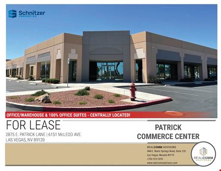 A look at Patrick Commerce Center Flex Space space for Rent in Las Vegas