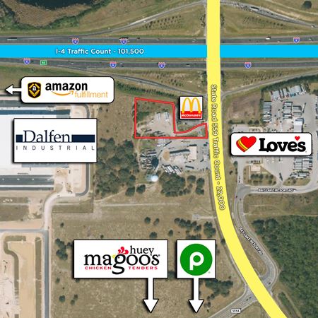 A look at 2.4 Acre Commercial Development Hotel/ Restaurant Site just off I-4 commercial space in Auburndale