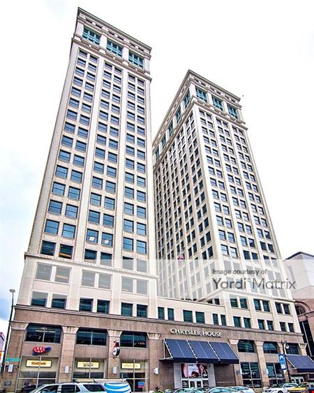 A look at Chrysler House Commercial space for Rent in Detroit