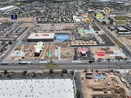 A look at The Shops &amp; Pads at 99th Commercial space for Rent in Tolleson