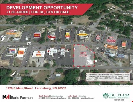 A look at Retail Development Site in Laurinburg, NC commercial space in Laurinburg