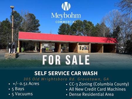 A look at Self-Service Car Wash Opportunity commercial space in Grovetown