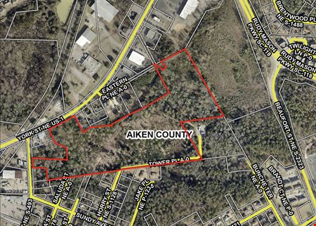 A look at York St - 25 acres commercial space in Aiken