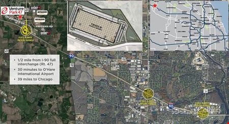 A look at 285,223 SF New Speculative Construction Available for Lease Industrial space for Rent in Huntley