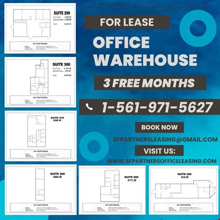 A look at 3 Office Warehouse Available in Louisville, KY Commercial space for Rent in Jeffersontown