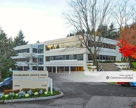 A look at Evergreen Office Park commercial space in Bellevue