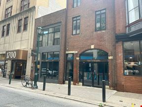2,900 SF | 1710-1712 Sansom St | Retail Space for Lease