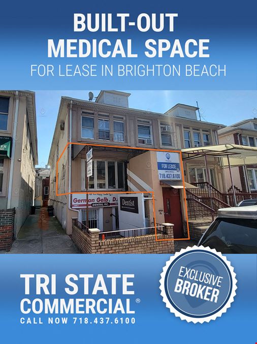 2,000 SF | 3063 Brighton 13th St | Built-Out Medical Space for Lease