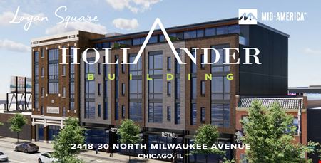 A look at Hollander Logan Square Retail space for Rent in Chicago